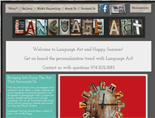 Tablet Screenshot of languageartonline.com